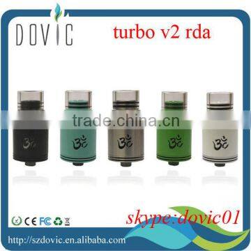 Glass wide bore tobeco turbo v2 rda