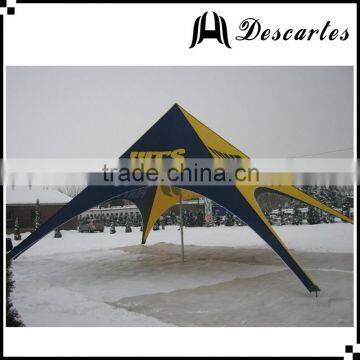 Full printing winter star shelter tents, commercial made star tents for customized