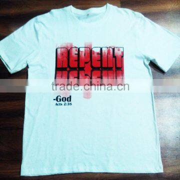 100% ORGANIC COTTON MENS T-SHIRT WITH DIGITAL PRINT