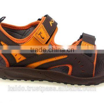 Youngest Style Flat Heel Sandal for Boy Synthetic Leather Slipper for Man photo-2