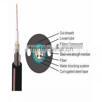 Outdoor Armoured Central Loose Tube Optical Fiber Cable (GYXTW) in Telecommunications