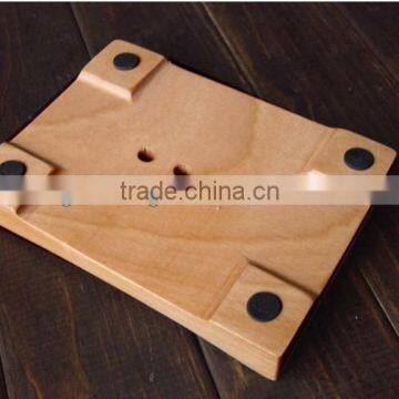 2014 Hot Sale Beech Wooden Soap Dish photo-2