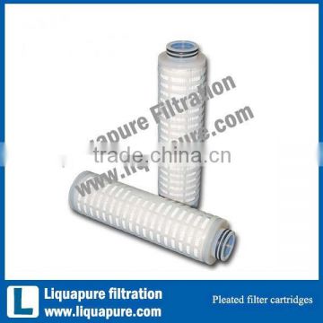 PTFE Membrane Filter Cartridges, Pleated Membrane Filter Cartridge, Absolute Pleated Filter Cartridge