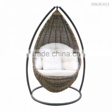 PVC Rattan Hanging Chair - P.E Rattan Swing Chair - Synthetic Rattan Egg Chair