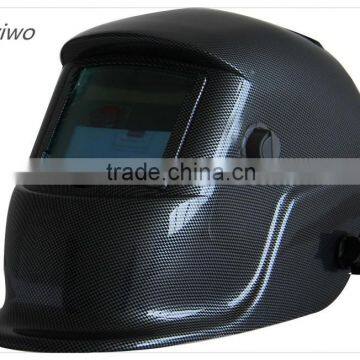 Black Fine Lines Solar Power Auto Darken Welding Helmet Led Welding Helmet