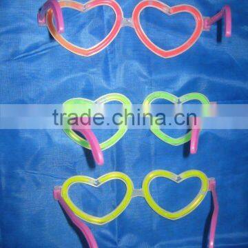 Heart Glow Glasses for Holiday Light glasses promotional gift