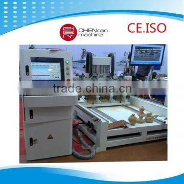 Jinan Nc Studio Control 4Axis 1325 CNC Router Woodworking Machine wity Multi-rotary