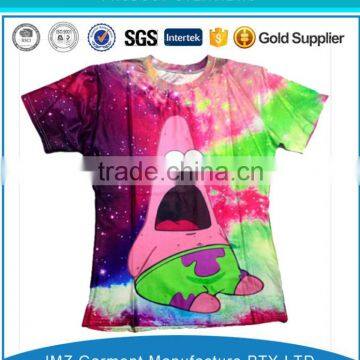 Sublimation print tshirt customizd tshirt wholesale tshirt factory price