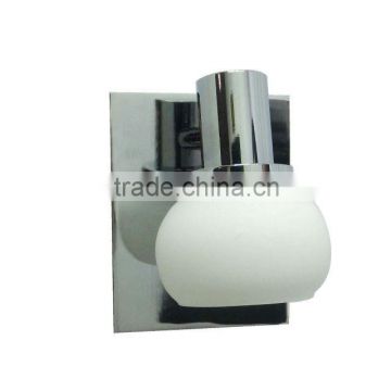 Hot Sale New Design Small Volume Rounded Glass Adjustable LED wall lamp