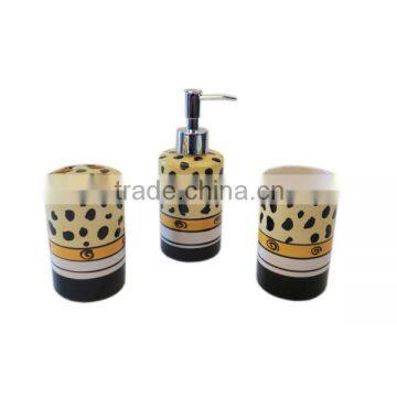 Glaze Ceramic 3pcs Bathroom Set, Bathroom Accessories photo-6