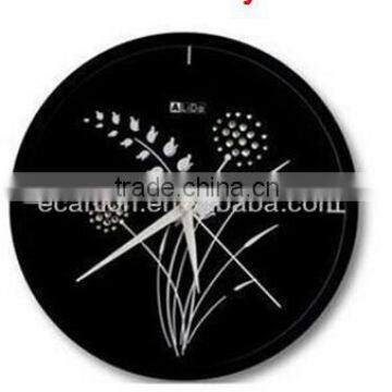 black round dial design decoration wall clock