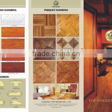 Kempas parquet wood dance floor TWKF-02