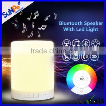 New Products 2016 Led Light Bluetooth Speaker For Mobile Phone Accessories