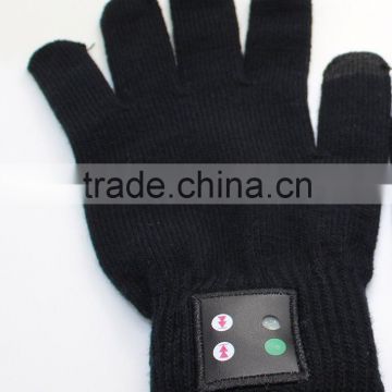 Cool bluetooth gloves custom wireles gloves for calling for mobile phone with USB cable