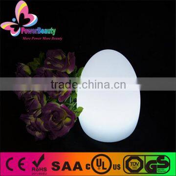 new colorful waterproof remote control led egg table lamp lighting