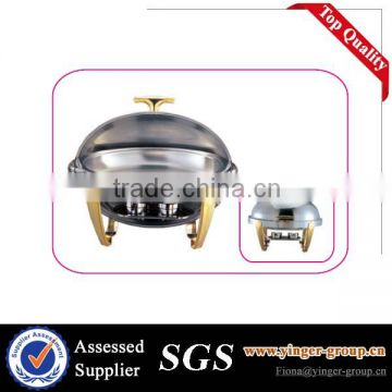 Luxury Roll Top Stainless Steel Chafer / Chafing Dish