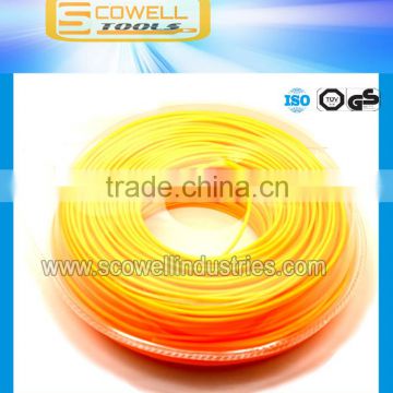 hexagon shaped,round shaped nylon trimmer wire for garden