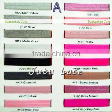 Cheap 5/8 inch Fold Over Elastic- Flat Plain Hair Elastic Headbands In 94 Coloras