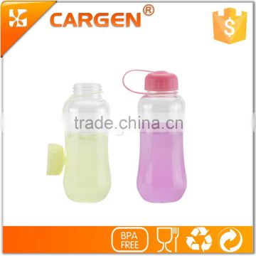 Unbreakable plastic wide mouth kids sport water bottle