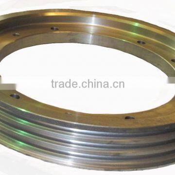 Iron Cast Sand Casting Escalator Friction Pulley Wheel photo-2
