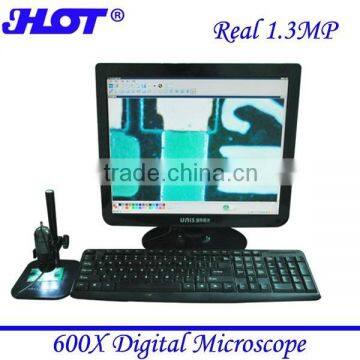 Portable 25 ~ 600 USB Digital Microscope High Resolution