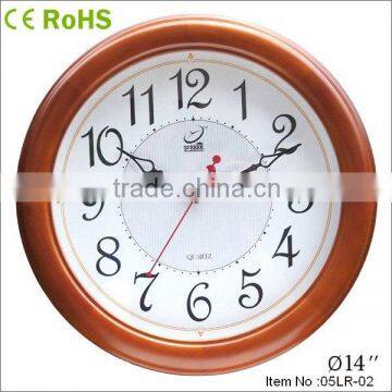 14 inch New product home decor wooden wall clock(14W05LR-02)