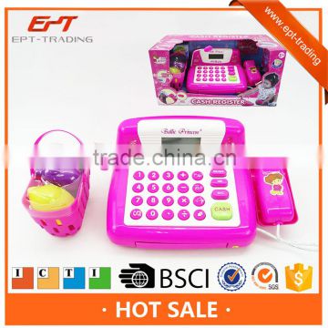 Hotselling kids educational supermarket games Cash register toys