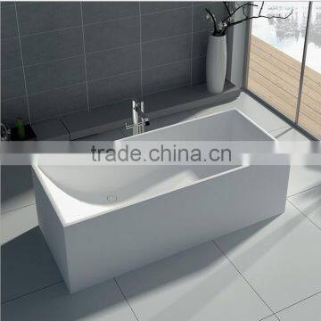 Eco-friendly portable acrylic freestanding bathtub,Solid surface bathtub,artificial marble stone bath tub