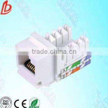 UTP cat5/cat6 network keystone,RJ45 Network jack