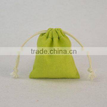 Promotion gift item wholesale cotton fabric drawstring bag