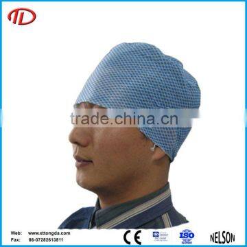 non woven surgical disposable printed bouffant caps