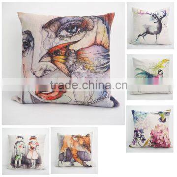 Hot sale throw novelty cushions woven technics plain pillow case decorative home fancy design cushions