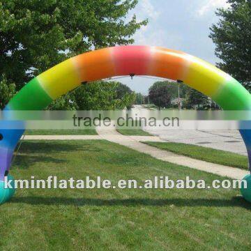 Inflatable rianbow arch