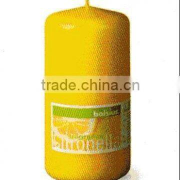 Blood Orange Scented Soy Pillar Candle