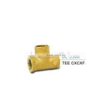 Copper Fitting,Cast pressure fittings,Cast Tee CxFxC