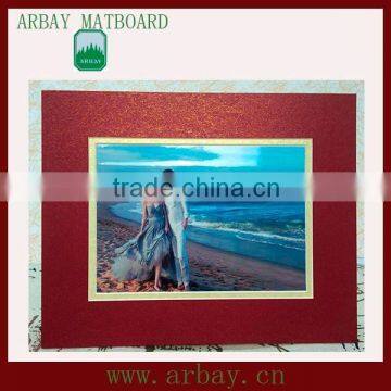 Wholesale precut double Advertisment and promotional Gift DIY nice paper cheap picture photo frame