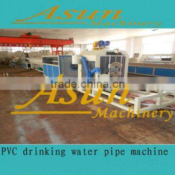 30-150mm PVC pipe making machine/pipe extrusion machine with price