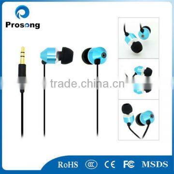 High quality newly design metallic fashionable earphone for mp3