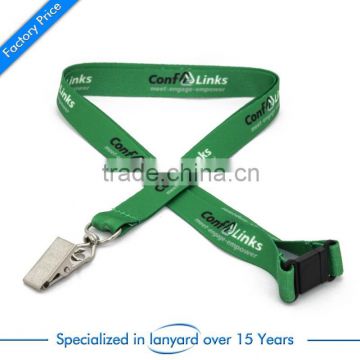 Promotional cheap custom logo full colors sublimation lanyard