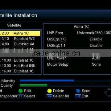 Hot Selling Open Box Amiko Support S2+T2 Free to Air Freest V7 Combo With Multi CAS Internet Sharing IPTV via USB Wifi