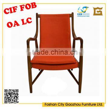 2016 modern furniture design bed room wooden/fabric leisure chair