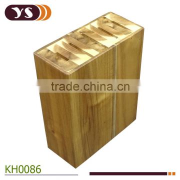 High Quality Wood 5-slot Knife Block