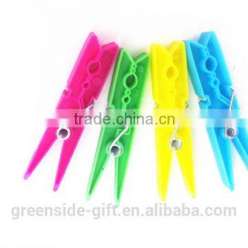 GS-1123-6pp high quality durable plastic clothes hanger pegs