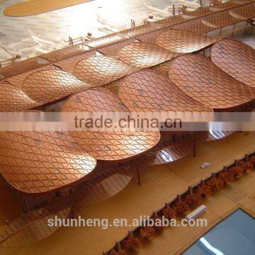 Wooden Airport Architectural Scale Model Maker/building Model Making Service