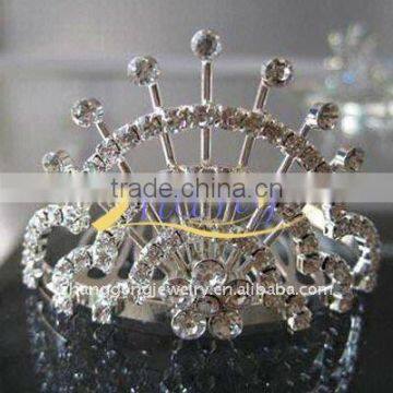 diamante bridal party tiara combs