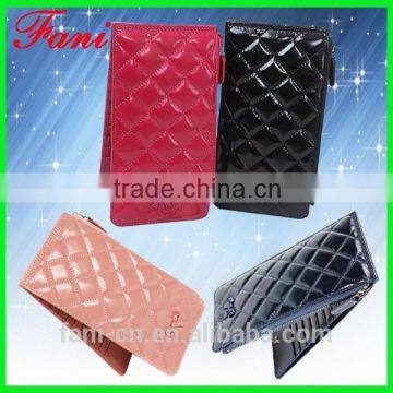 Latest design of Chinese designer ladies party clutch leather purse with elegance appearance