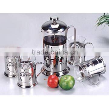 cafetiere & mugs set