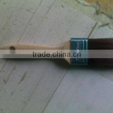 Nylon bristle wooden handle paint brush