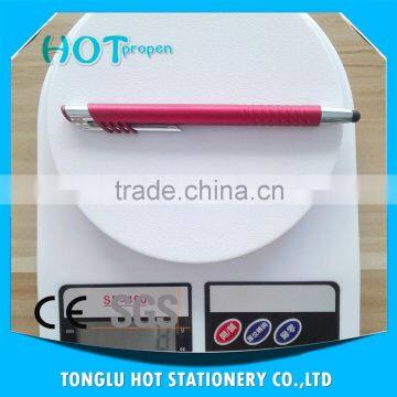 Click Action Ball Pen With Hollow Out Spray Paint Barrel, Touch Pen photo-6