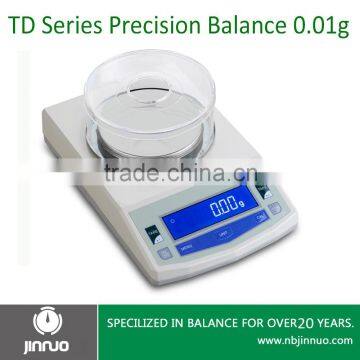 jinnuo electronic balance load cell balance with windshield 200g 0.01g digital high precision balance